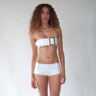 Bandera Bandeau Top in White