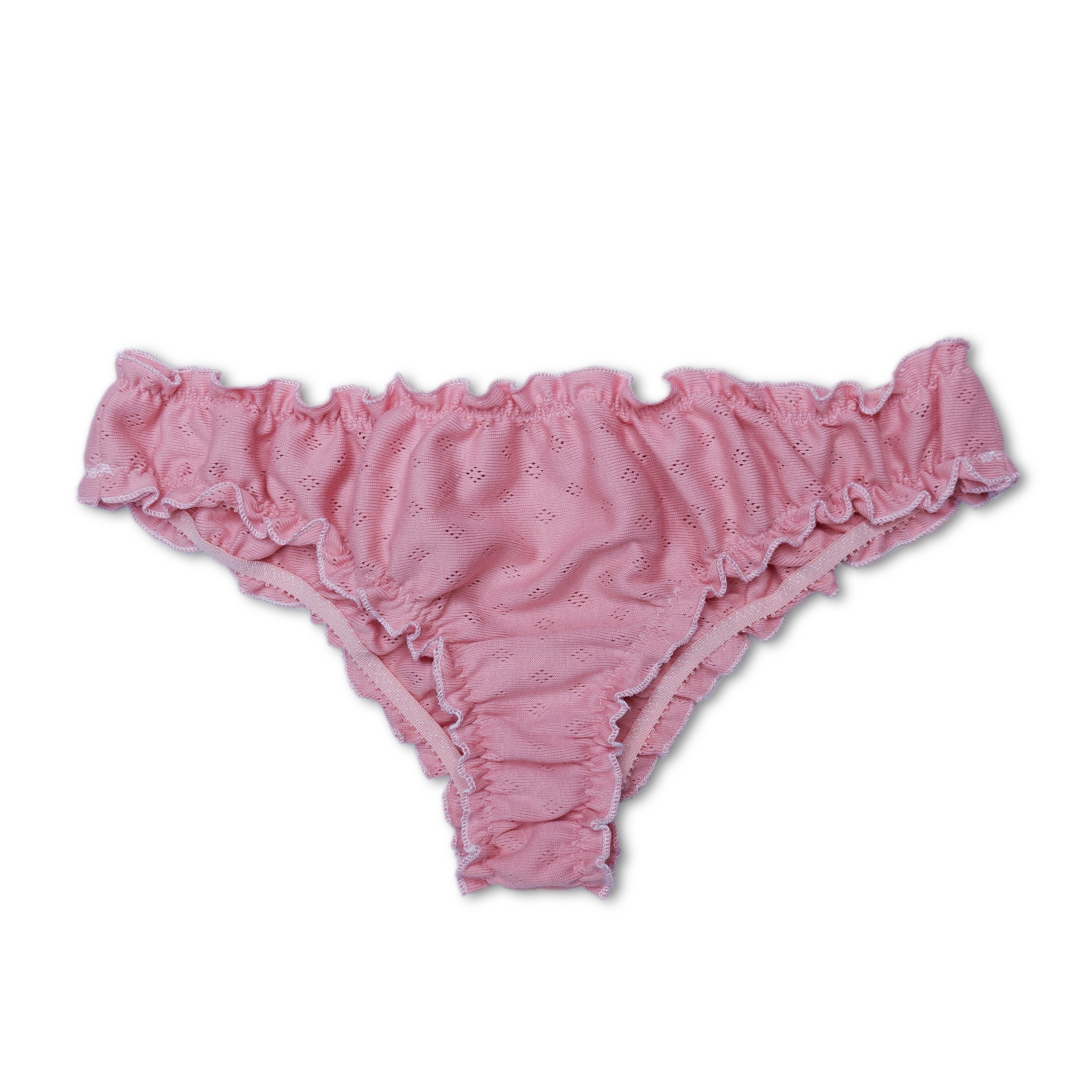 Pink Pointelle Knickers